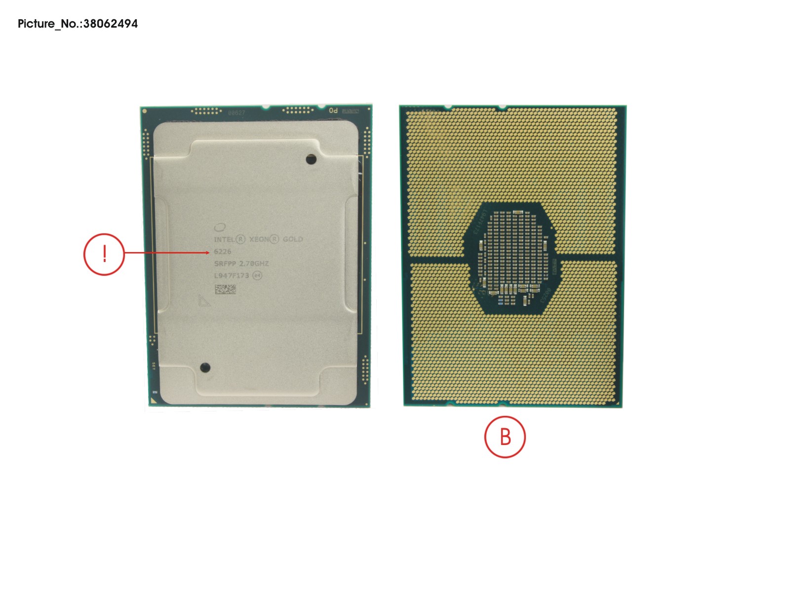 CPU INTEL XEON 6226 - 2700 125W