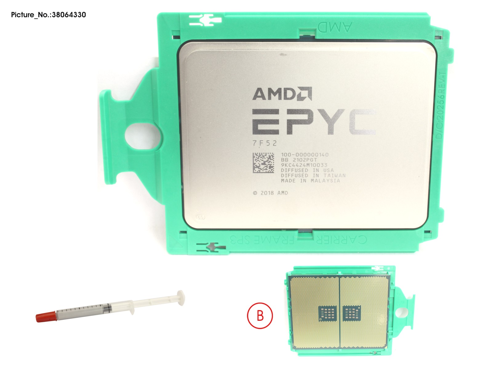 CPU SPARE AMD EPYC 7F52