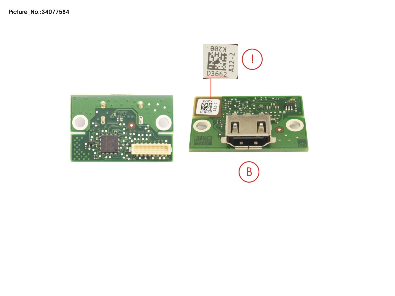 FUJITSU I/O ADD-IN PORT HDMI