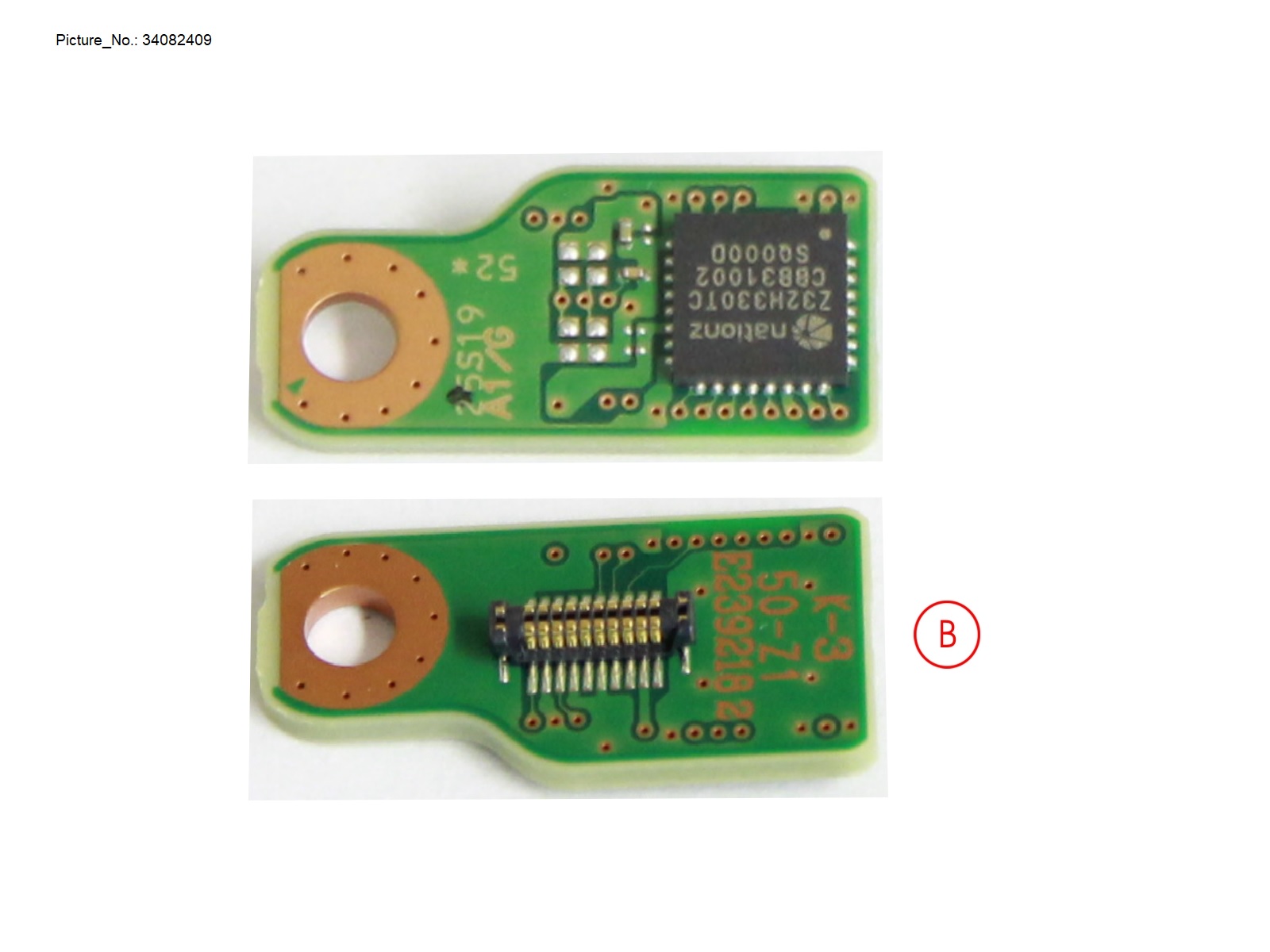 SUB BOARD, TPM MODULE NATION Z