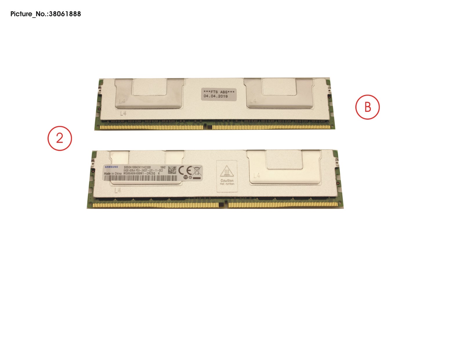 128GB (2X64GB) 4RX4 DDR4-2133 LR ECC