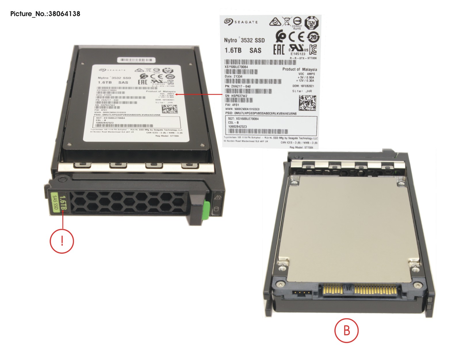 SSD SAS 12G MU 1.6TB IN SFF SLIM