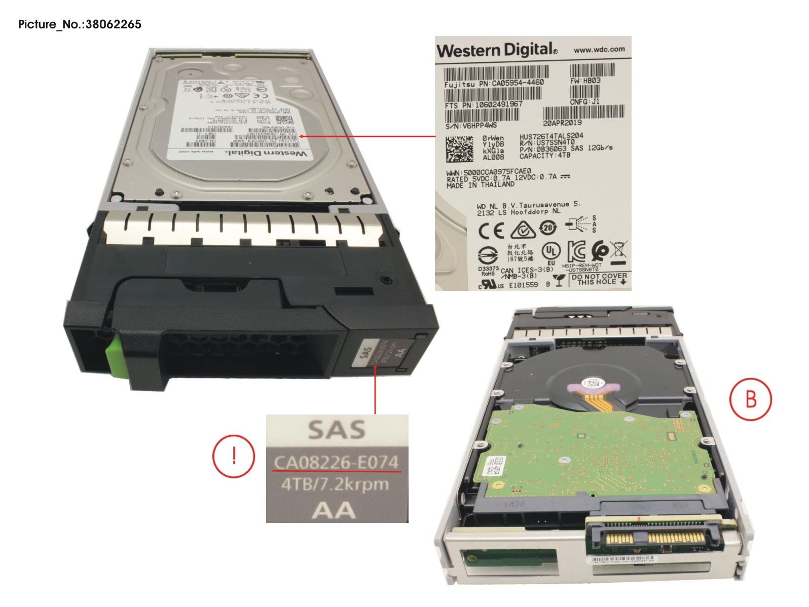 DX S3/S4 HD DRIVE 3.5 4TB 7.2K