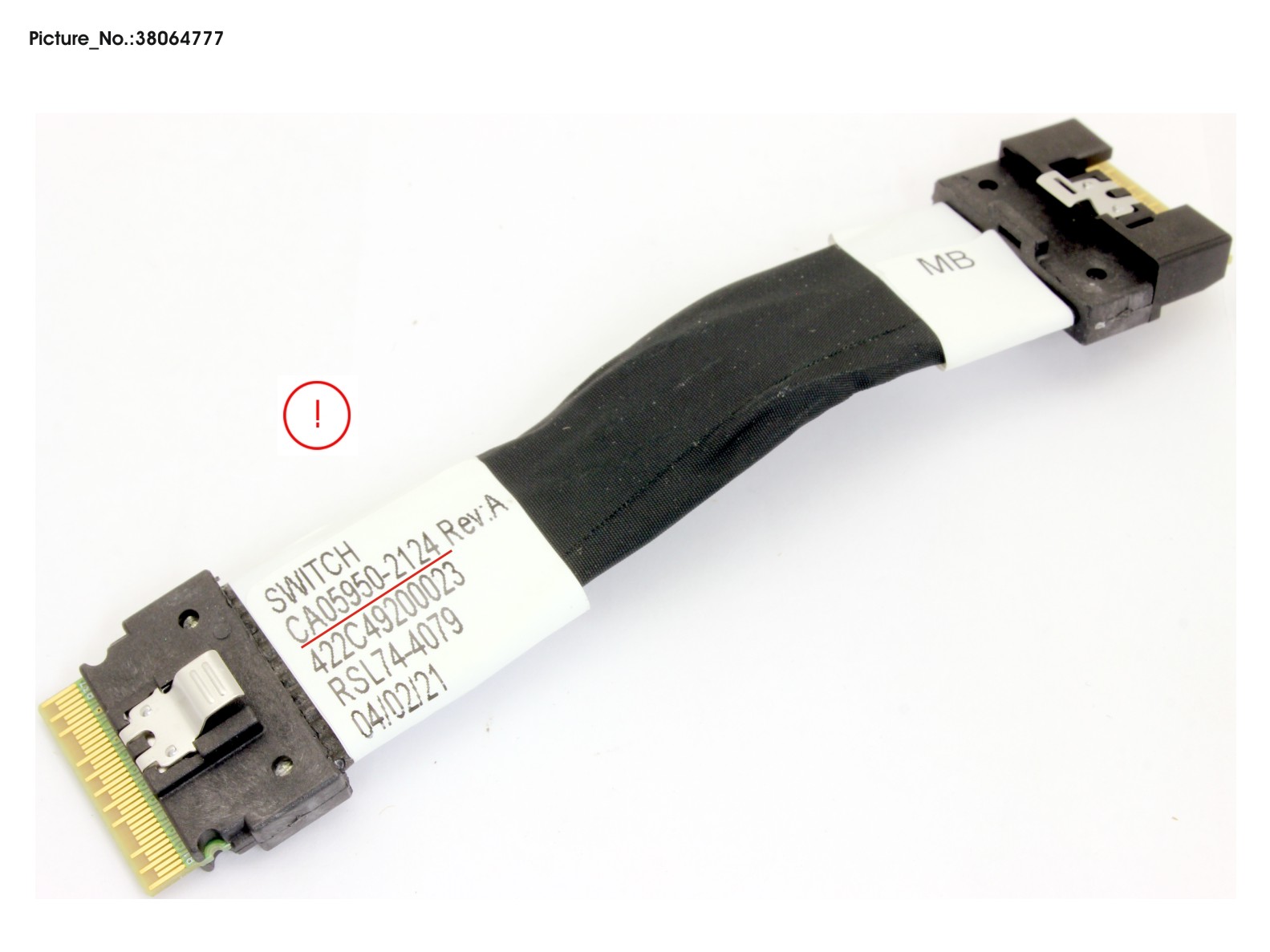 DATA MB TO SWITCH BD CABLE (MB - SW BOAR