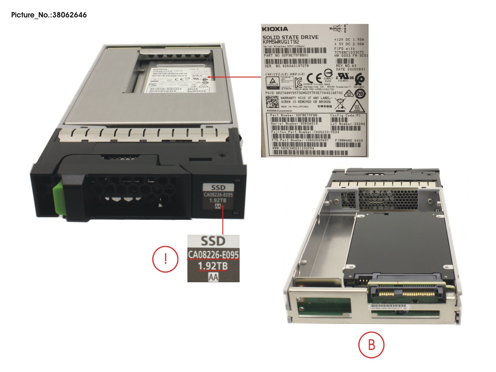 DX S5 FIPS SSD SAS 3.5 1.92TB 12G