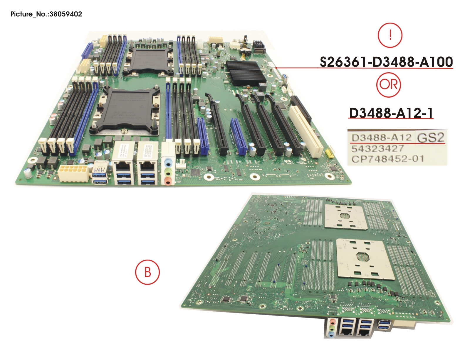 FUJITSU MAINBOARD D3488A