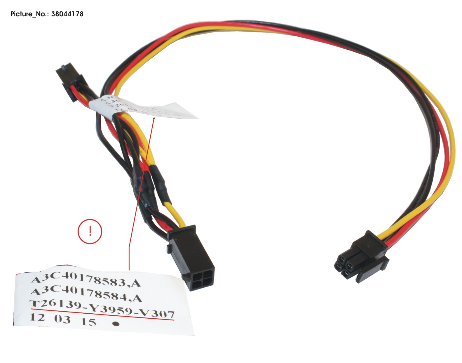 Cable HDD 3,5" Power