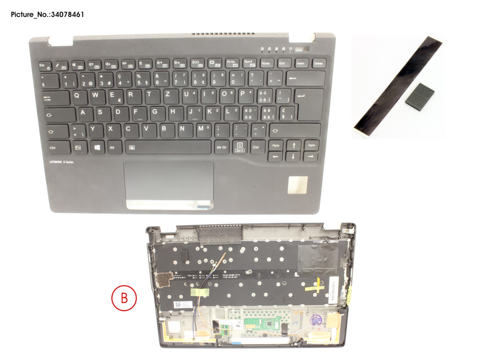 UPPER ASSY INCL. KB SWISS W/PV(TBT)5G UPPER ASSY INCL. KB SWISS W/PV(TBT)5G