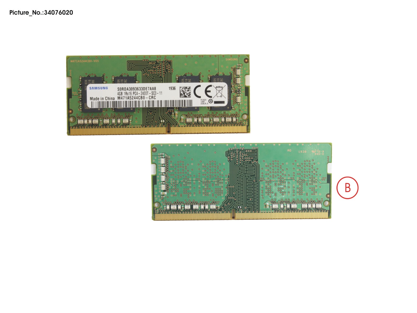 MEMORY 4GB DDR4