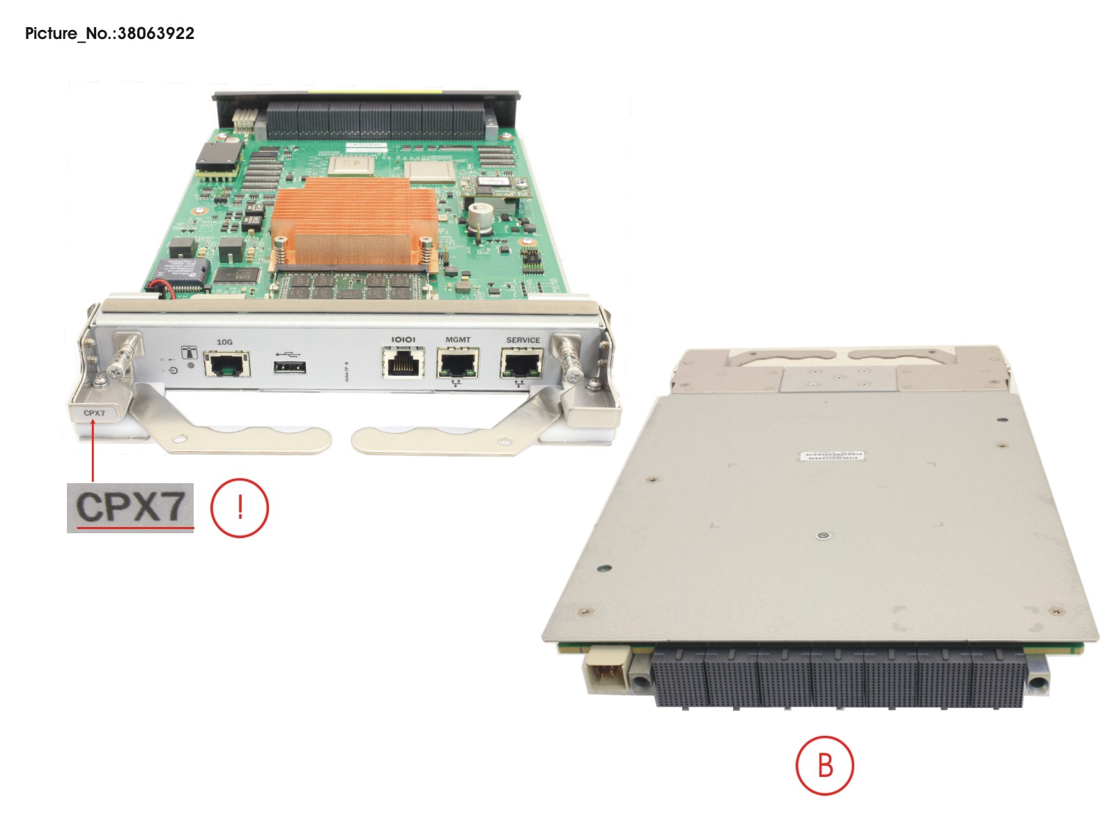 CPX7 CP BLADE FOR X7 CHASSIS FRU