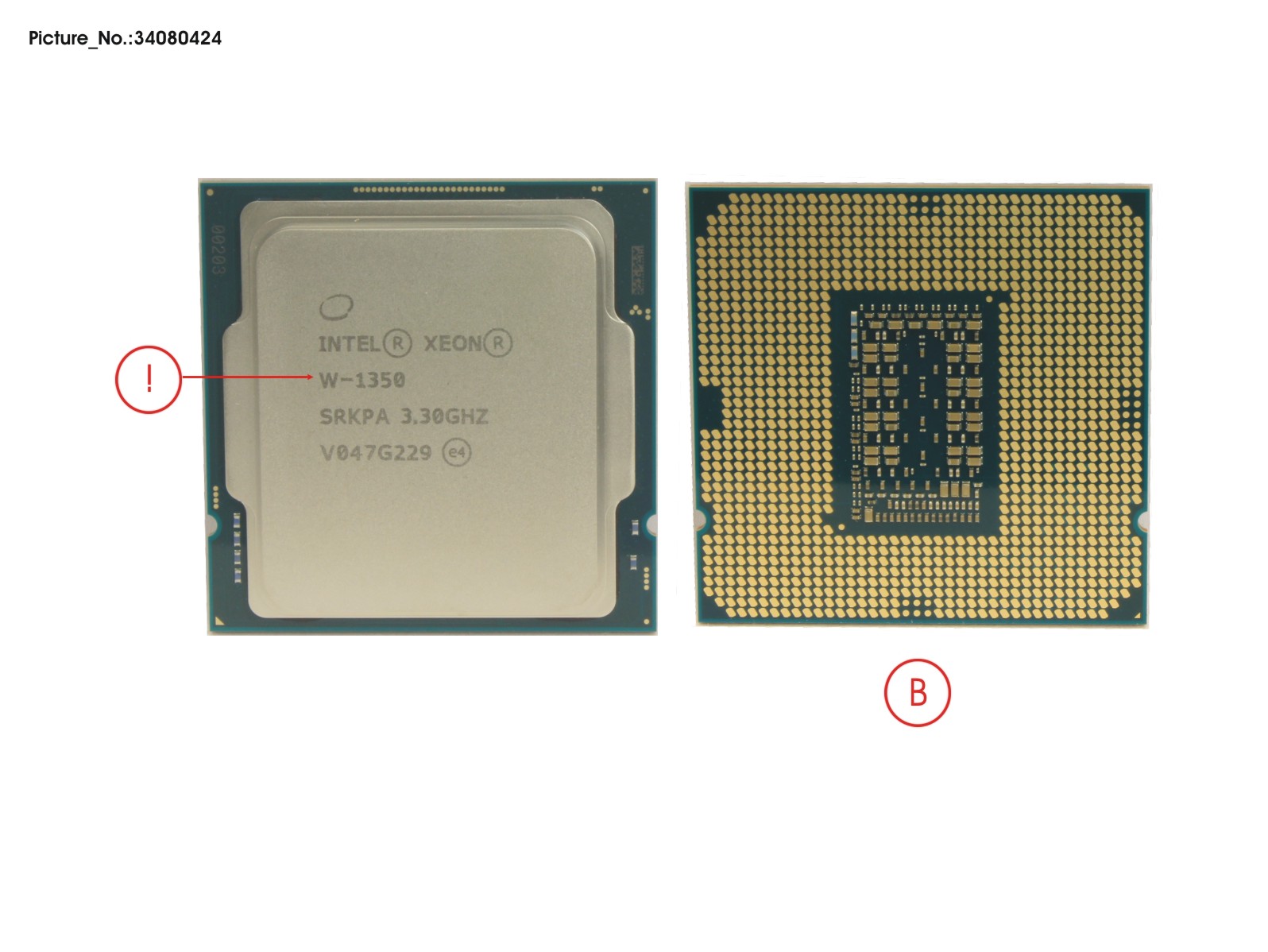 CPU INTEL XEON W-1350 3,3 GHZ 80W