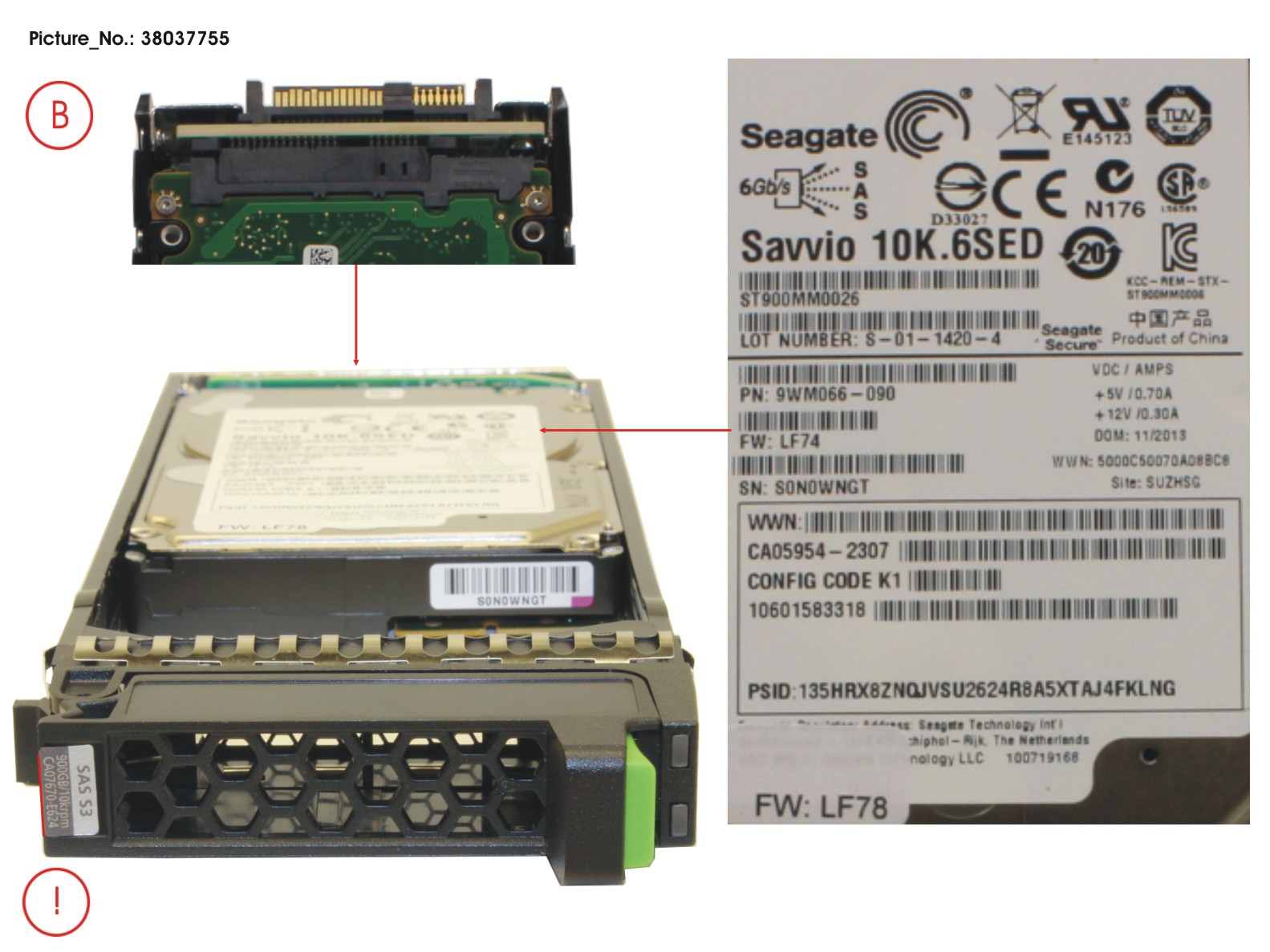 DX S3 SED DRIVE 2.5  900GB 10K