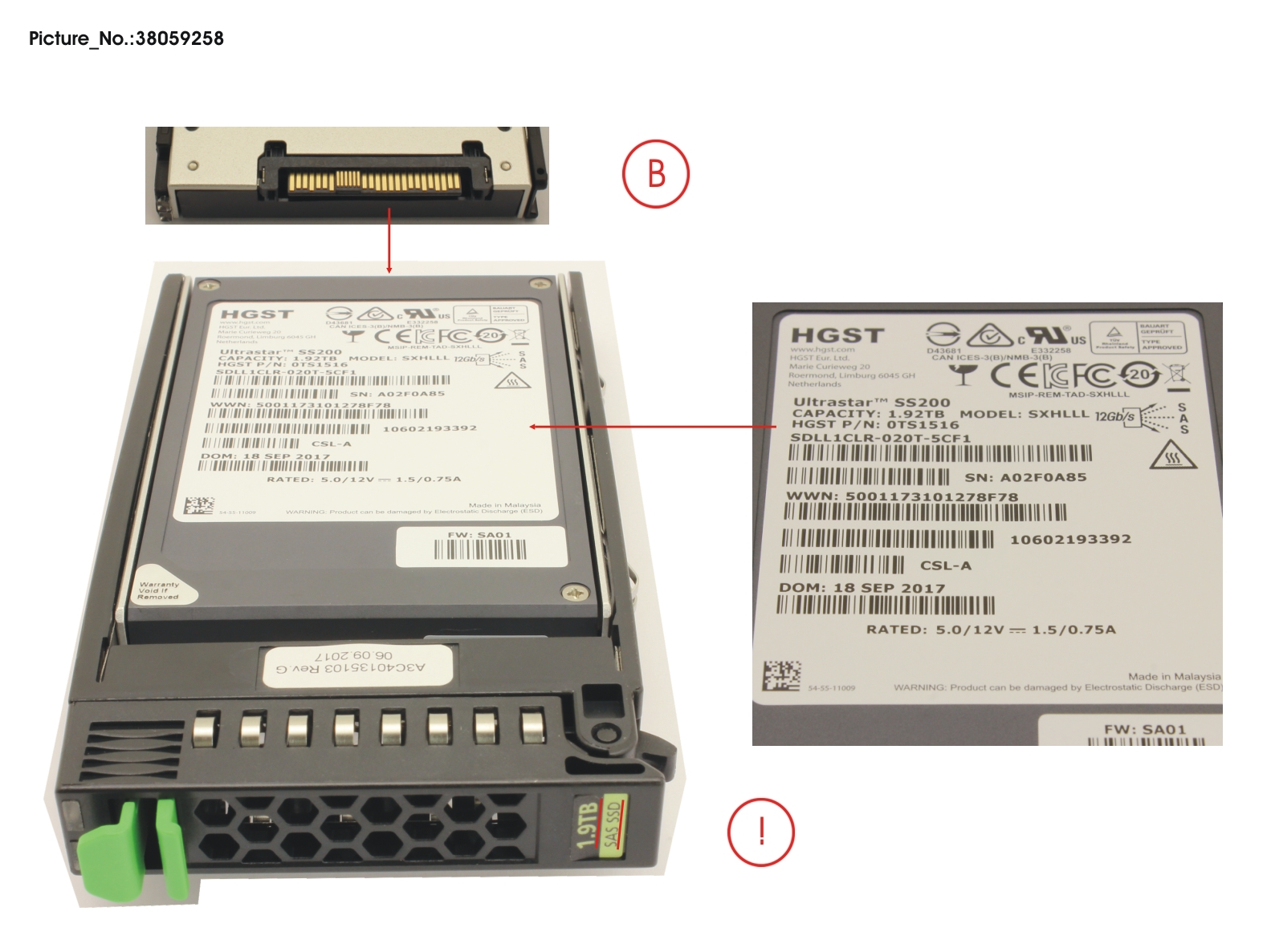 SSD SAS 12G 1.92TB READ-INT. 2.5 H-P EP