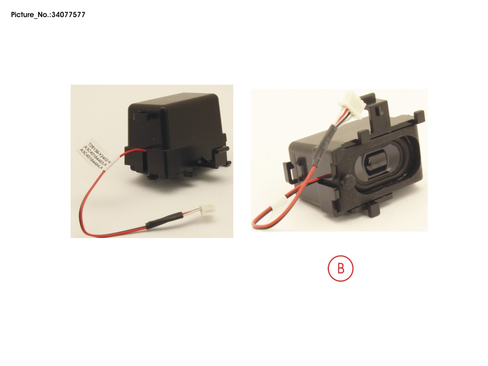 FUJITSU SPEAKER BOX ASSY