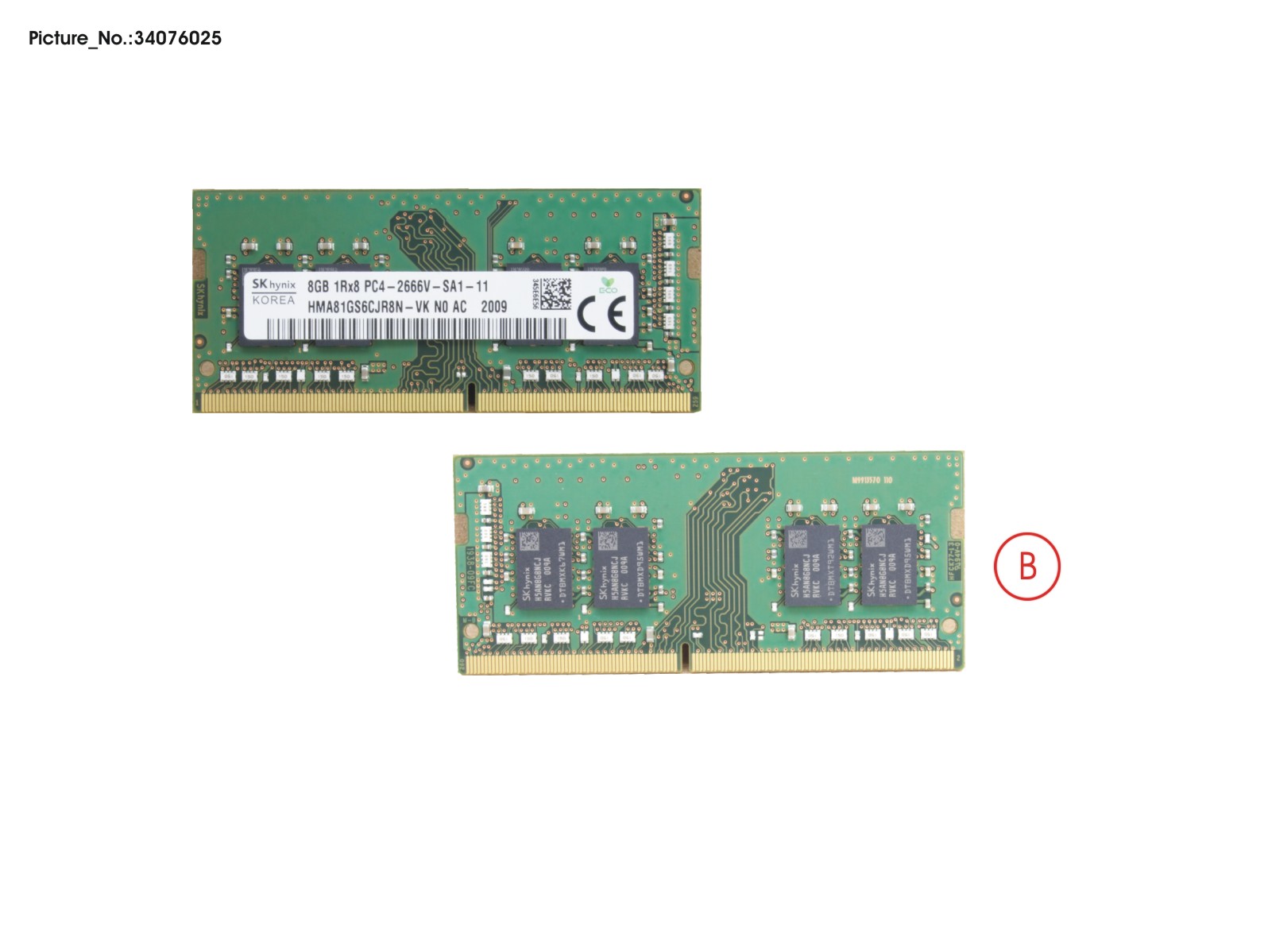 MEMORY 8GB DDR4-2400