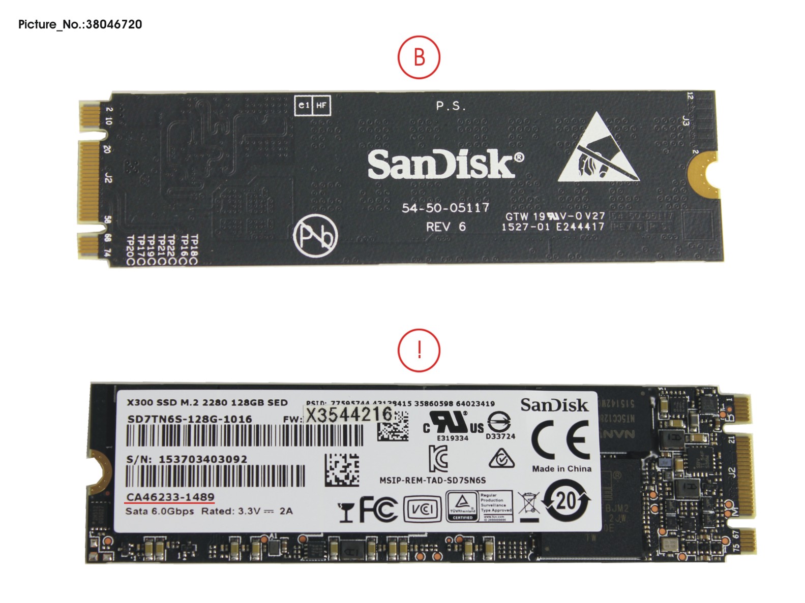 SSD S3 M.2 2280 X300 128GB (OPAL)