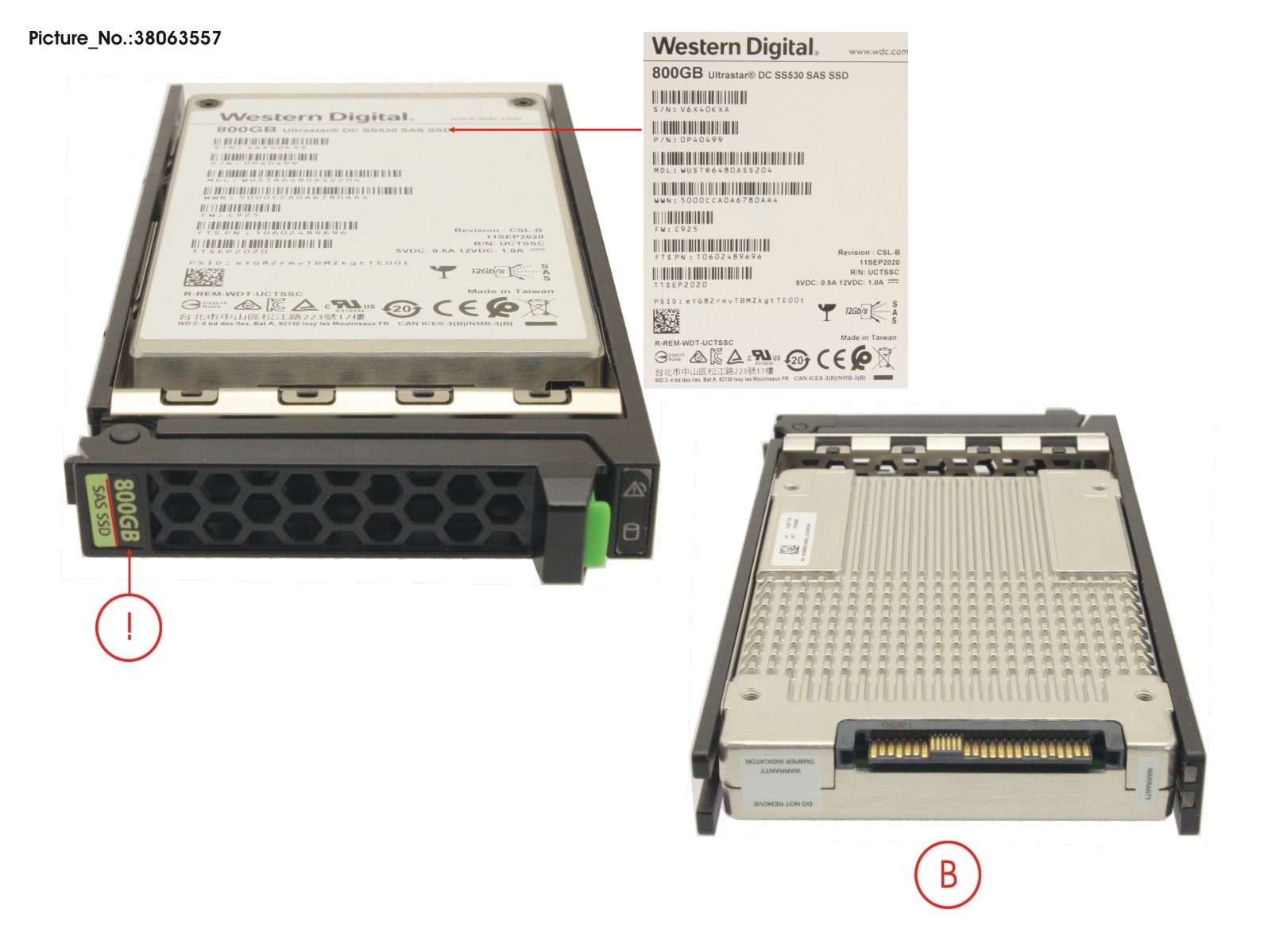 SSD SAS 12G 800GB MU 2.5 HOT PL EP