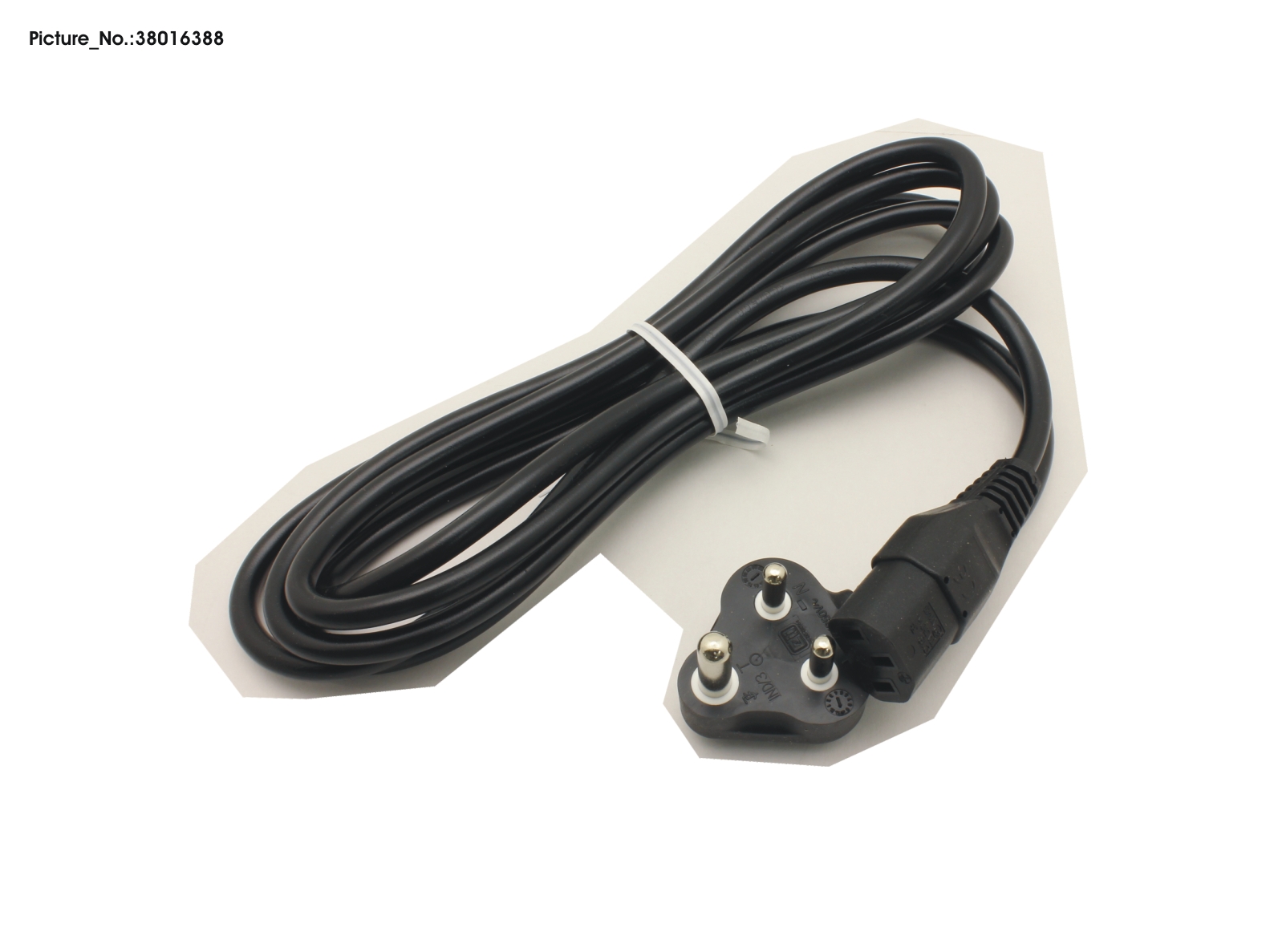 POWER CABLE INDIEN 3P 1,8