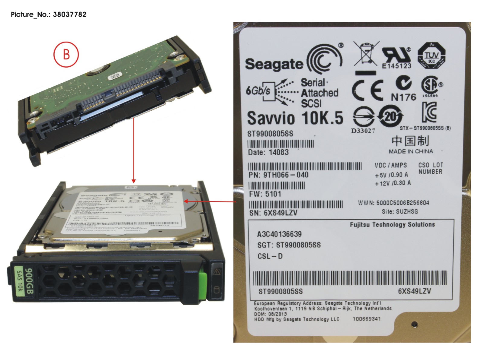 HD SAS 6G 900GB 10K HOT PL 2.5