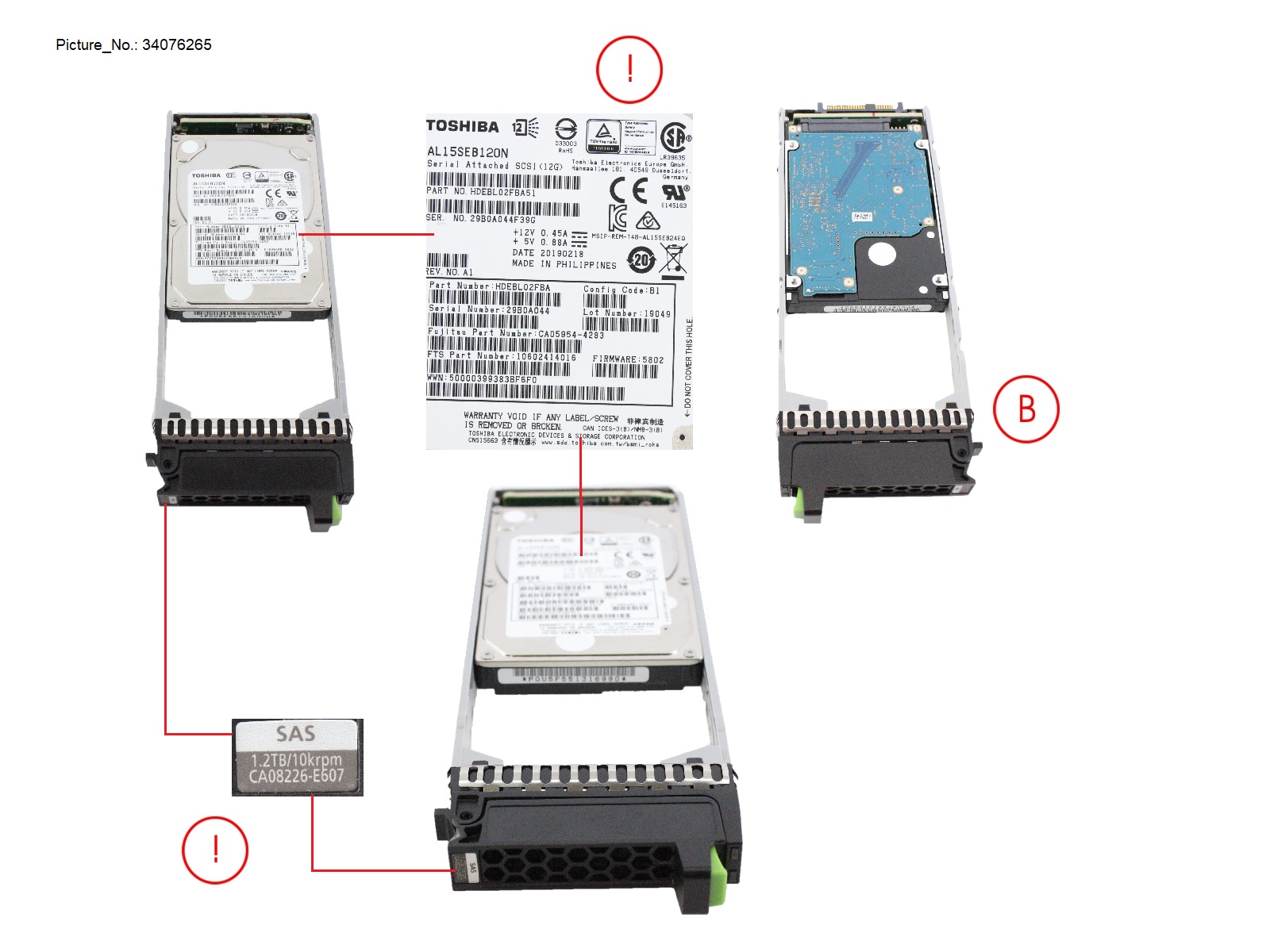 DX S3/S4 HD DRIVE 2.5 1.2TB 10K