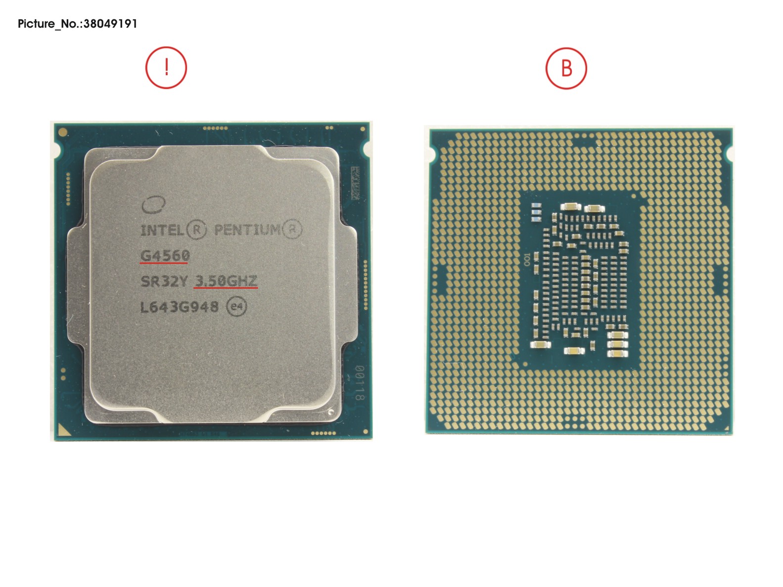 CPU PENTIUM G4560 3.5GHZ 54W CPU PENTIUM G4560 3.5GHZ 54W