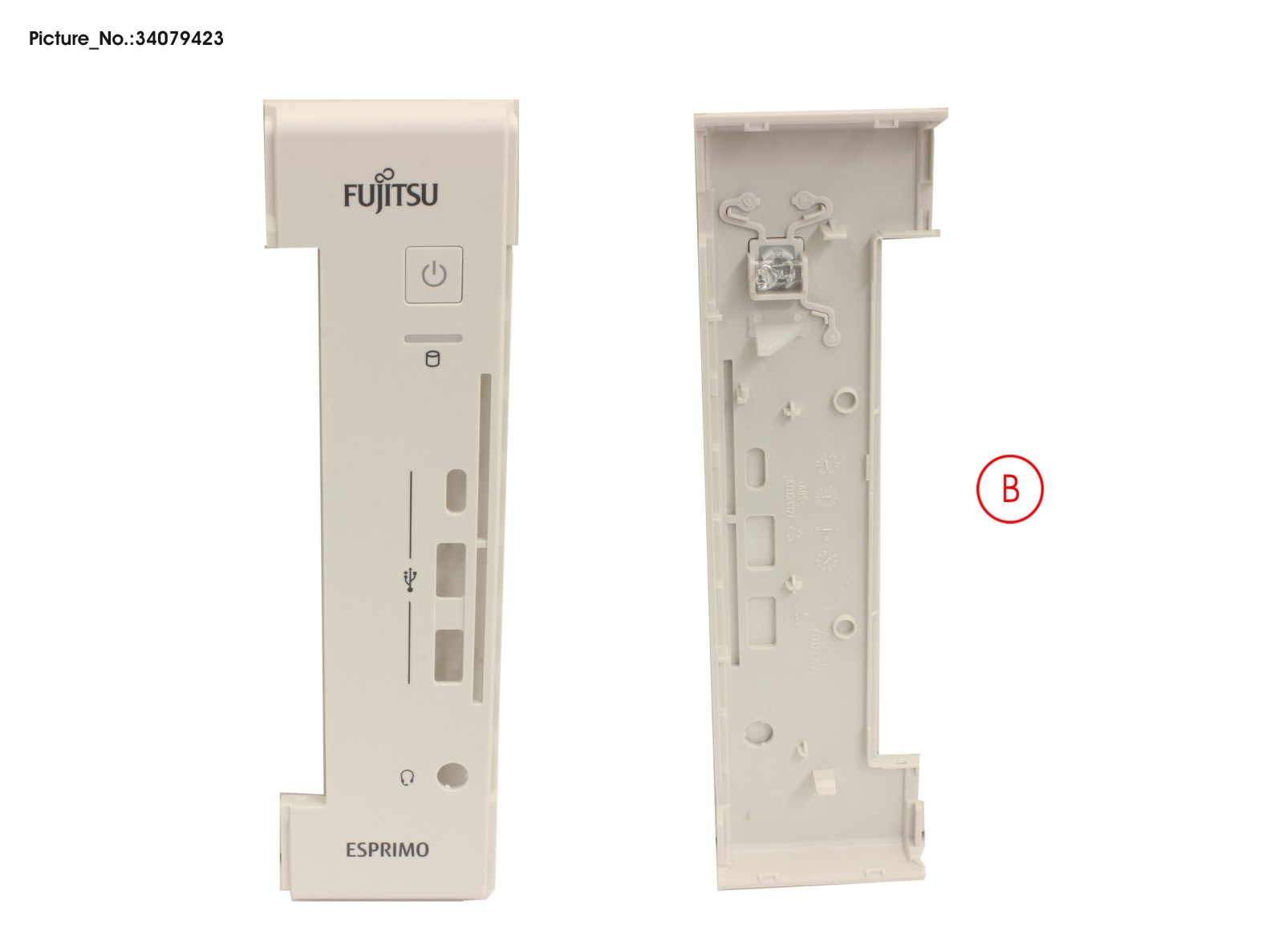 FUJITSU FRONT BEZEL ASSY WHITE