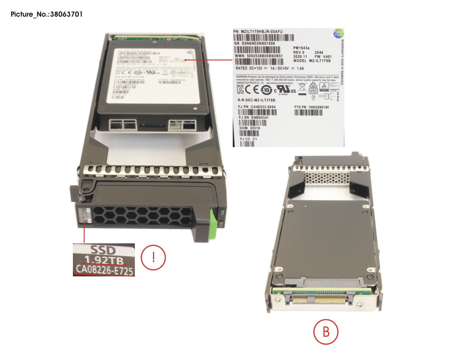 FUJITSU "DX SSD SAS 2.5"" 1.92TB 12G" FUJITSU "DX SSD SAS 2.5"" 1.92TB 12G"