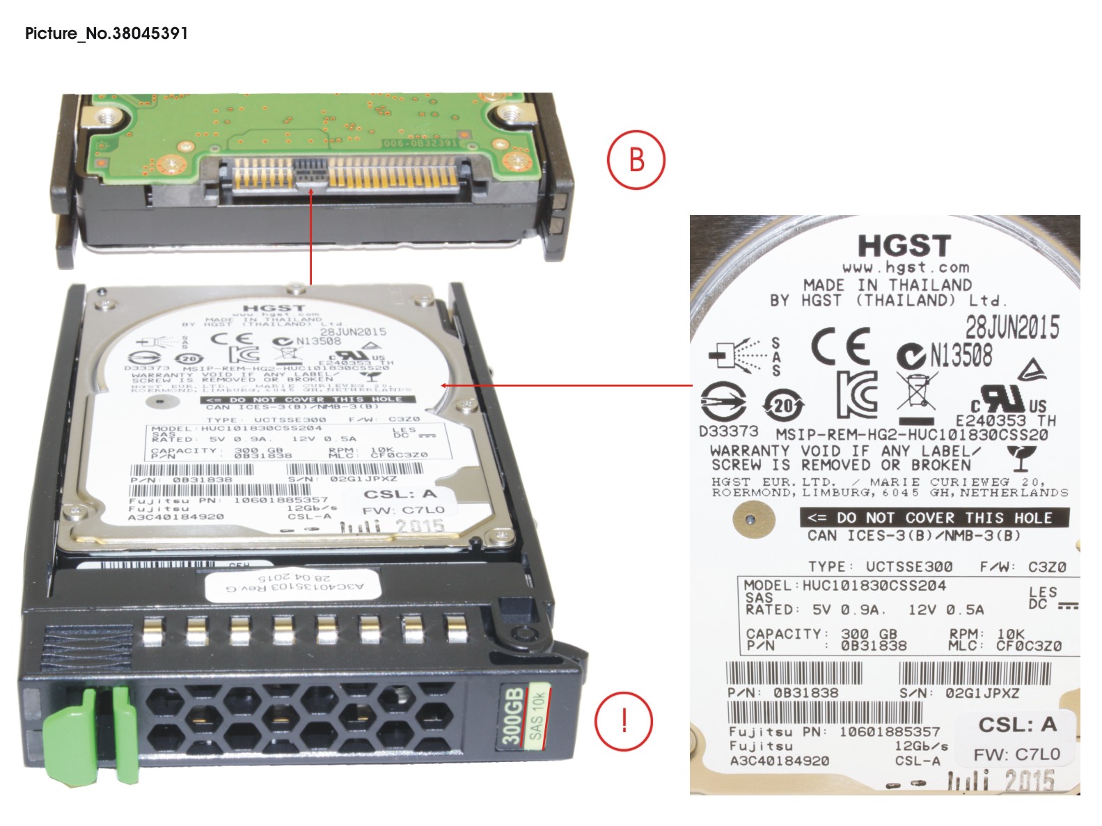 HD SAS 12G 300GB 10K 512N HOT PL 2.5 EP