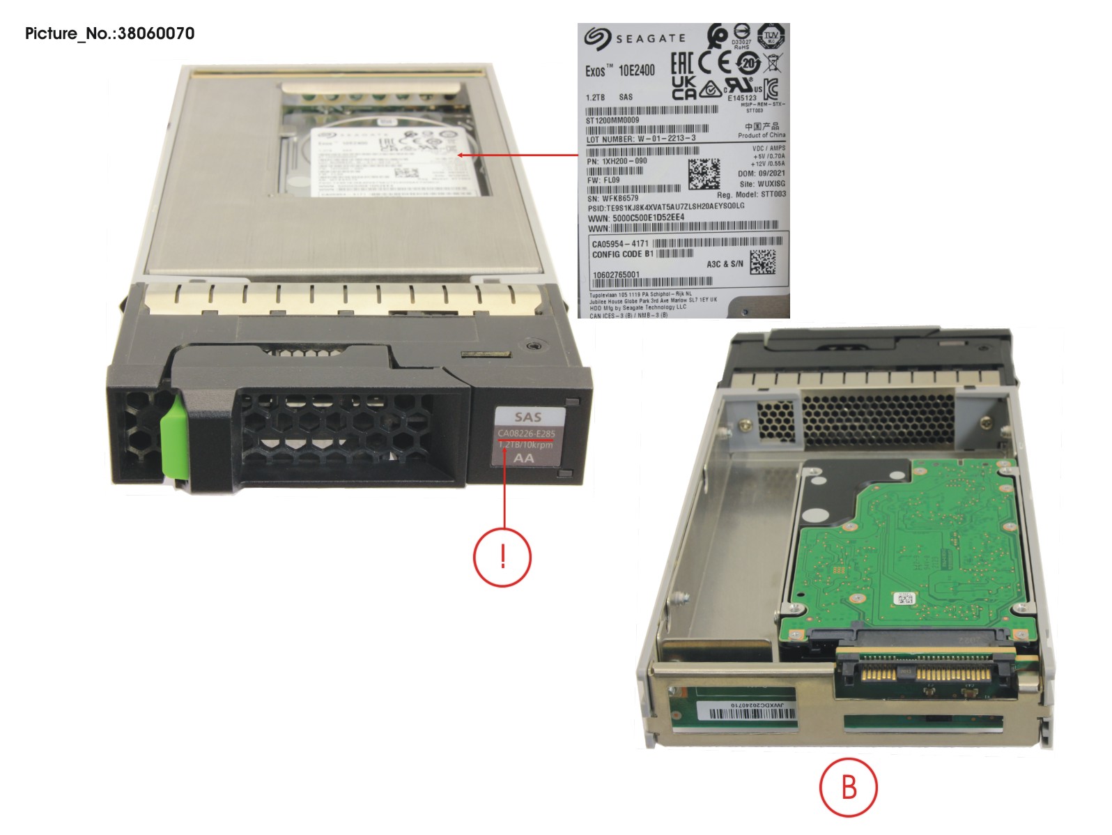 DX60 S4 HD DRIVE 3.51.2TB 10K