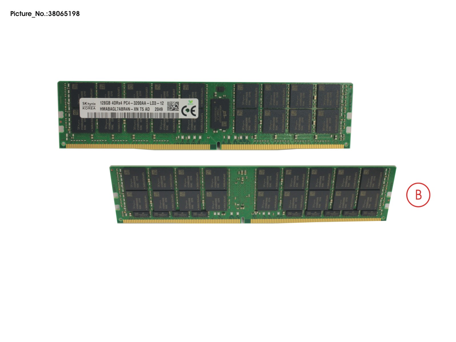 DDR4-3200 LR ECC 4RX4 128GB