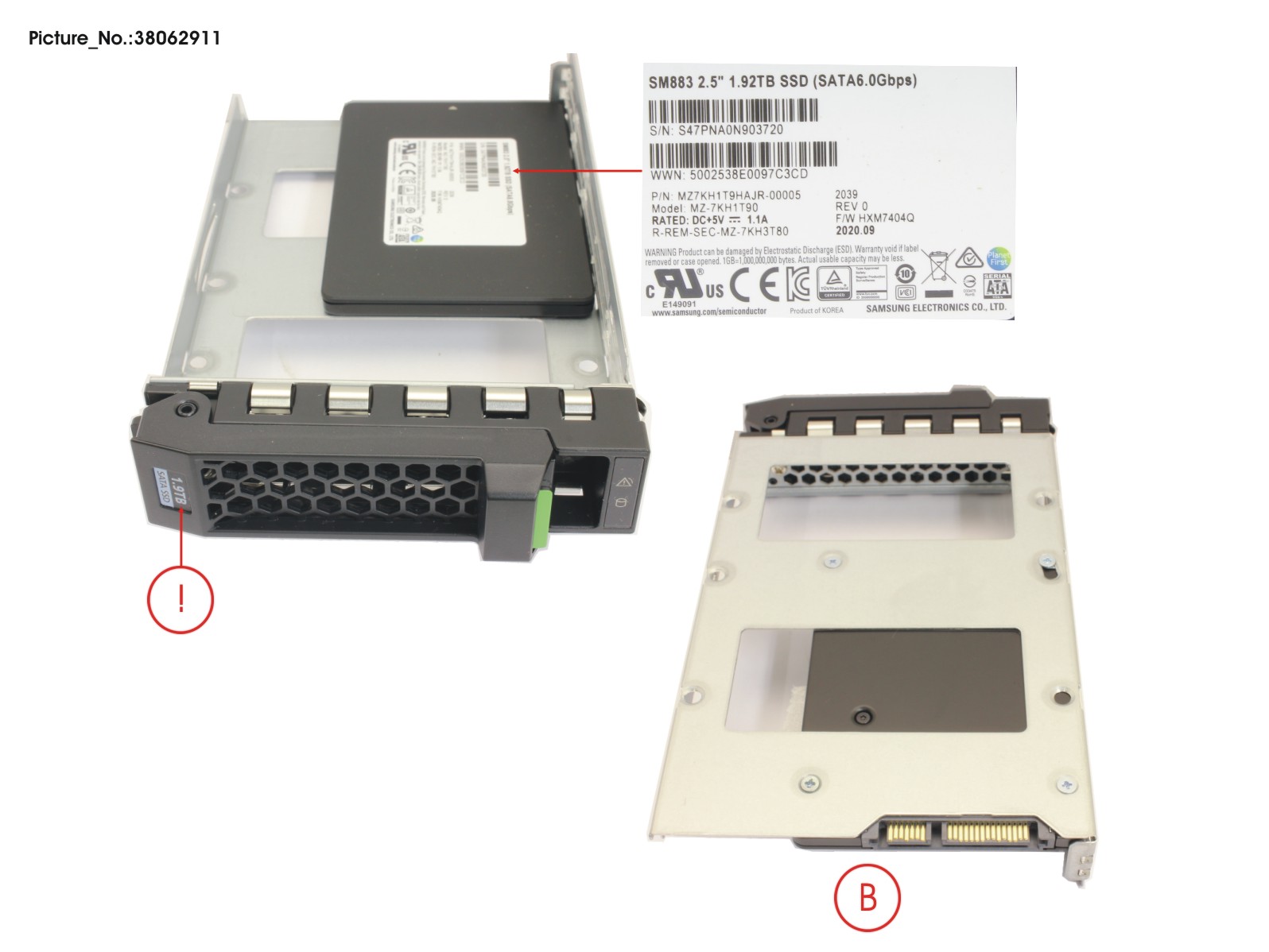 SSD SATA 6G 1.92TB MIXED-USE 3.5 H-P EP