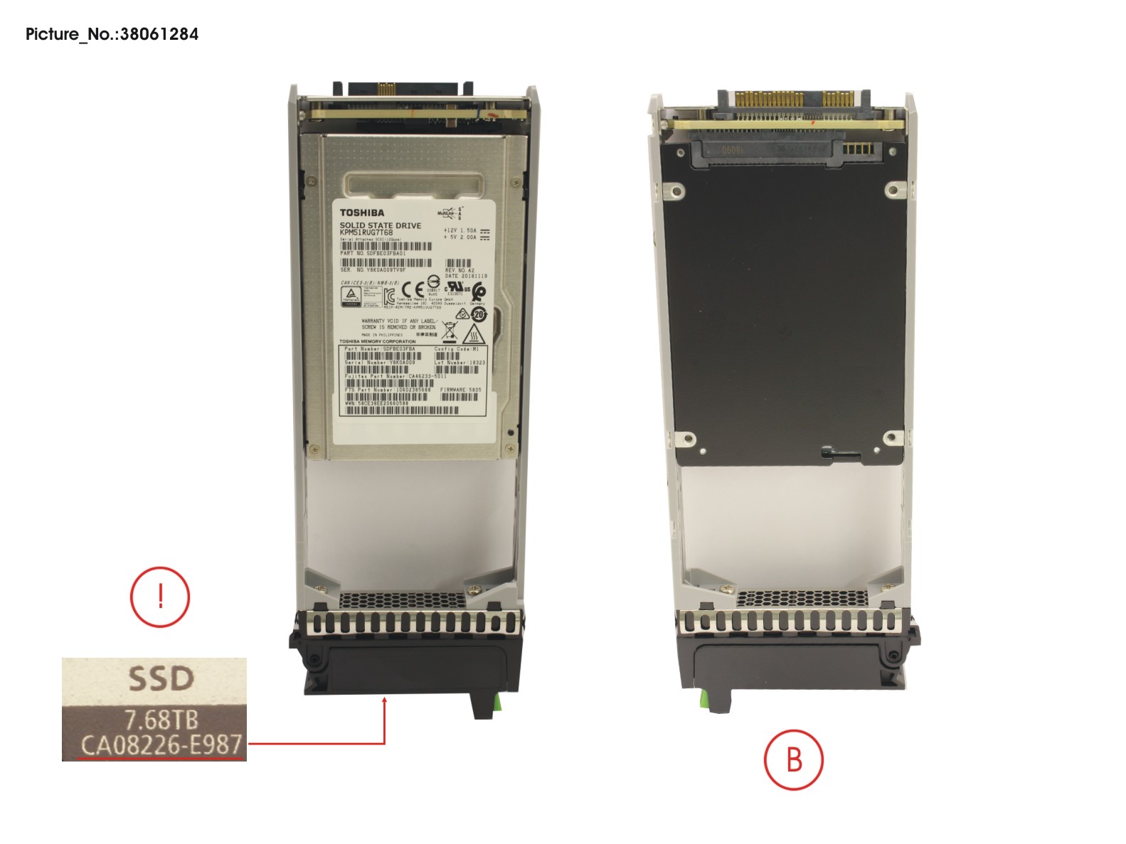 DX S3/S4 SSD SAS 2.5 7.68TB 12G