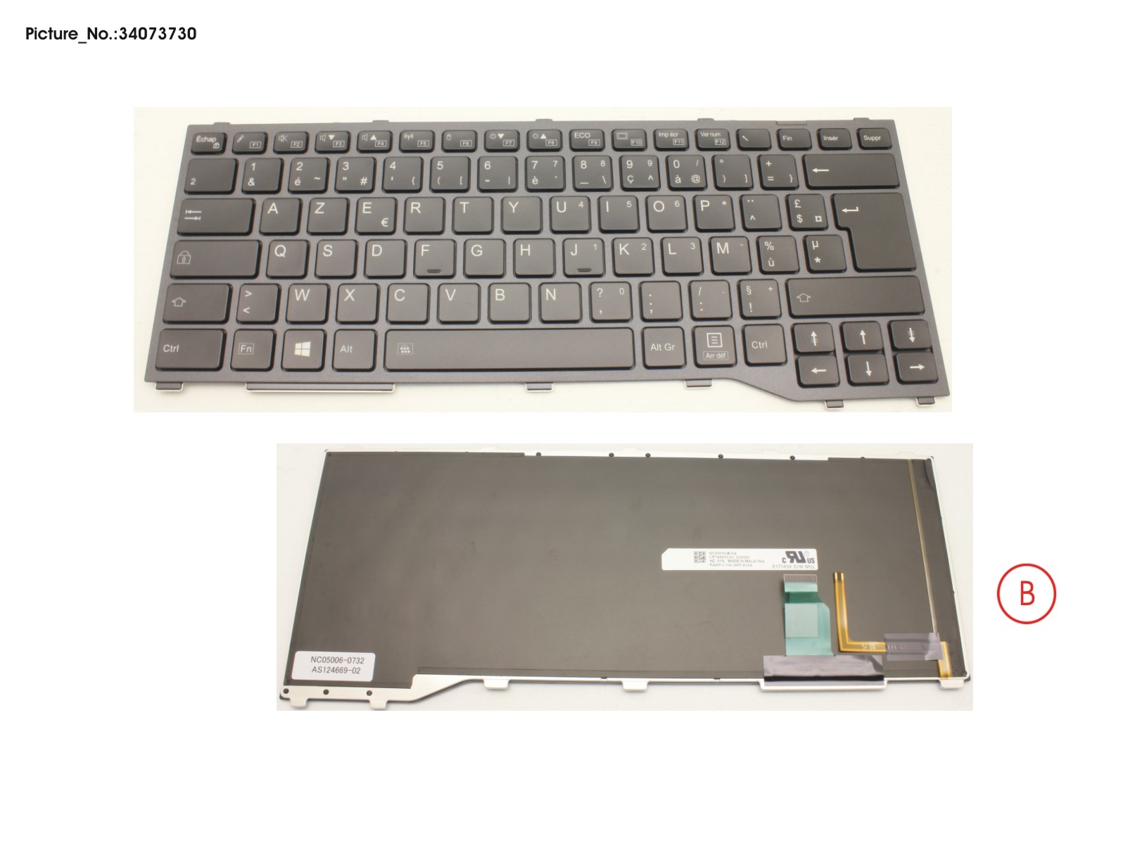 KEYBOARD W/ BL FRANCE