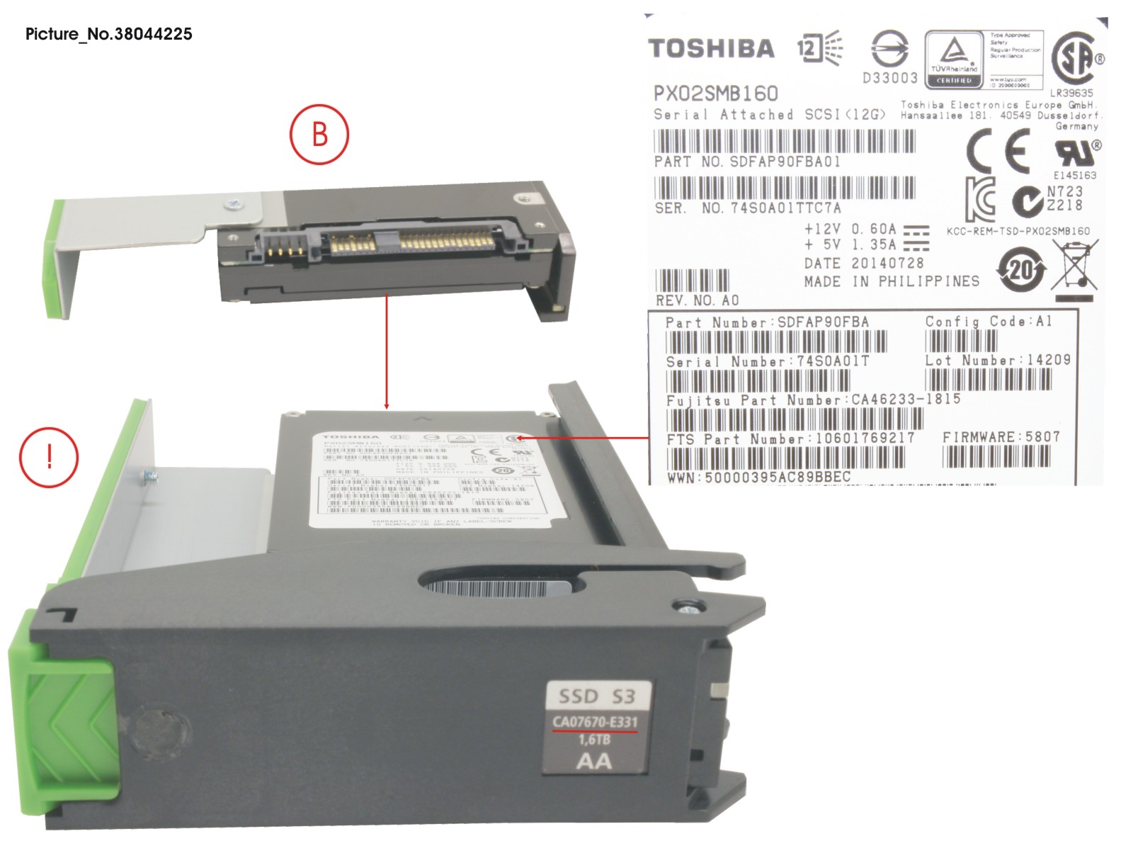 DX HD-DE SPARE SSD 1,6TB DX HD-DE SPARE SSD 1,6TB
