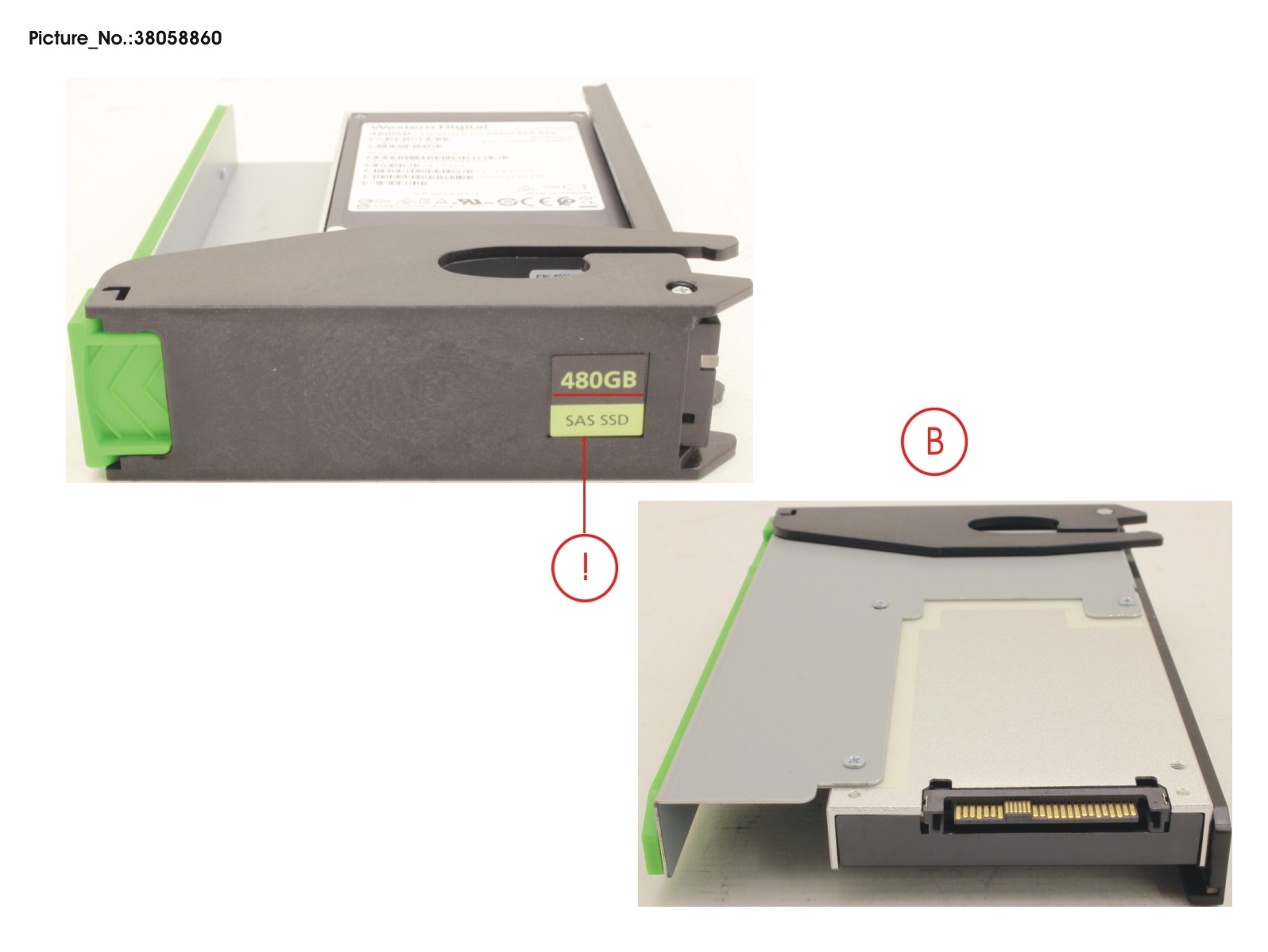 JX60 S2 MLC SSD 480GB 1DWPD SPARE