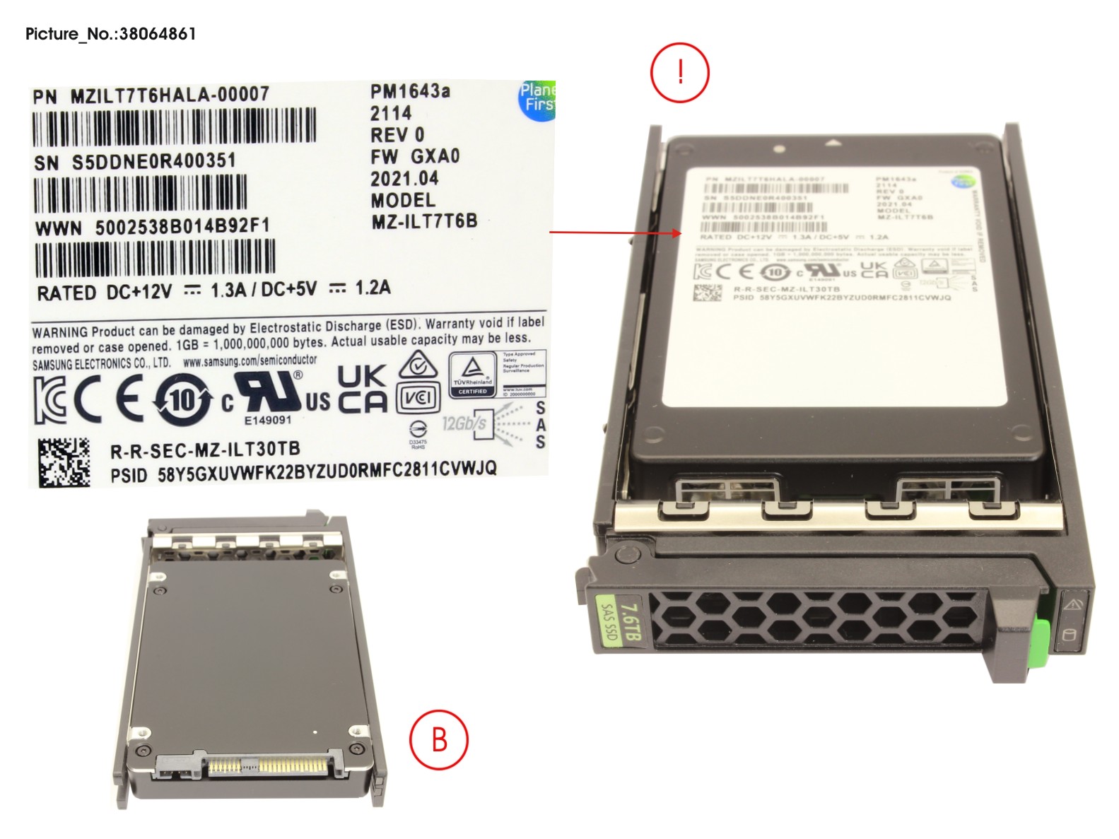 SSD SAS 12G 7.68TB READ-INT. 2.5 H-P