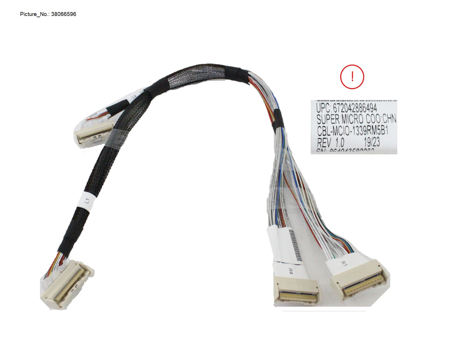 CABLE MCIO (MB-RISER) 39CM