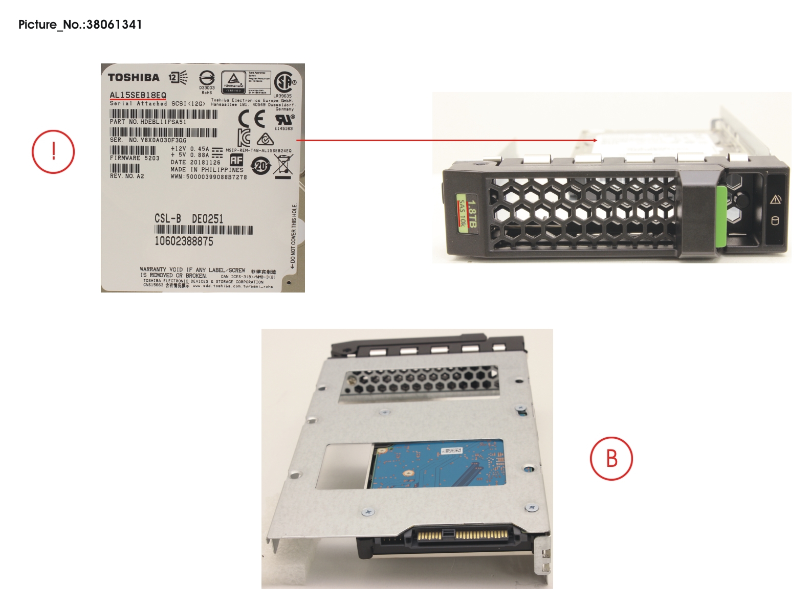 HD SAS 12G 1.8TB 10K 512E HOT PL 3.5 EP