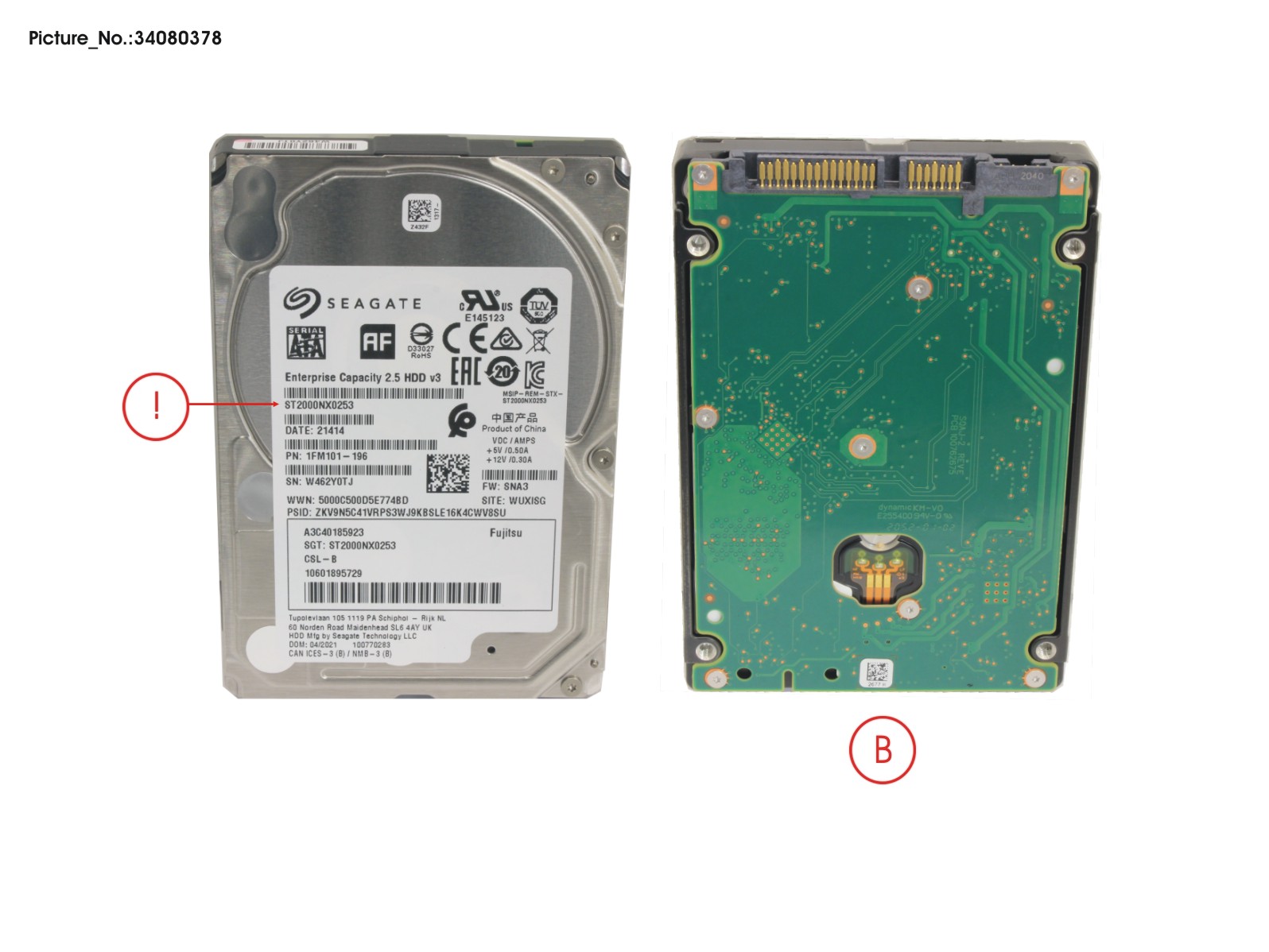 HDD 2TB BC-SATA 7.2K 2.5