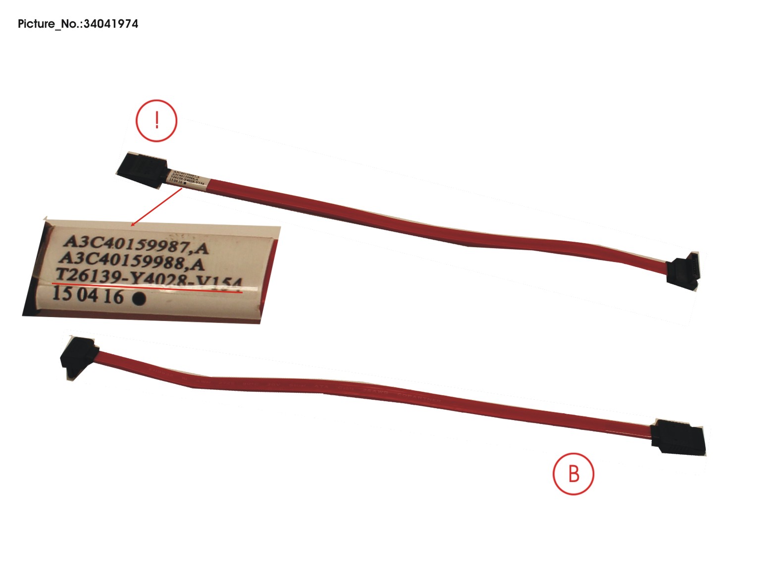 FUJITSU CABLE SATA 280