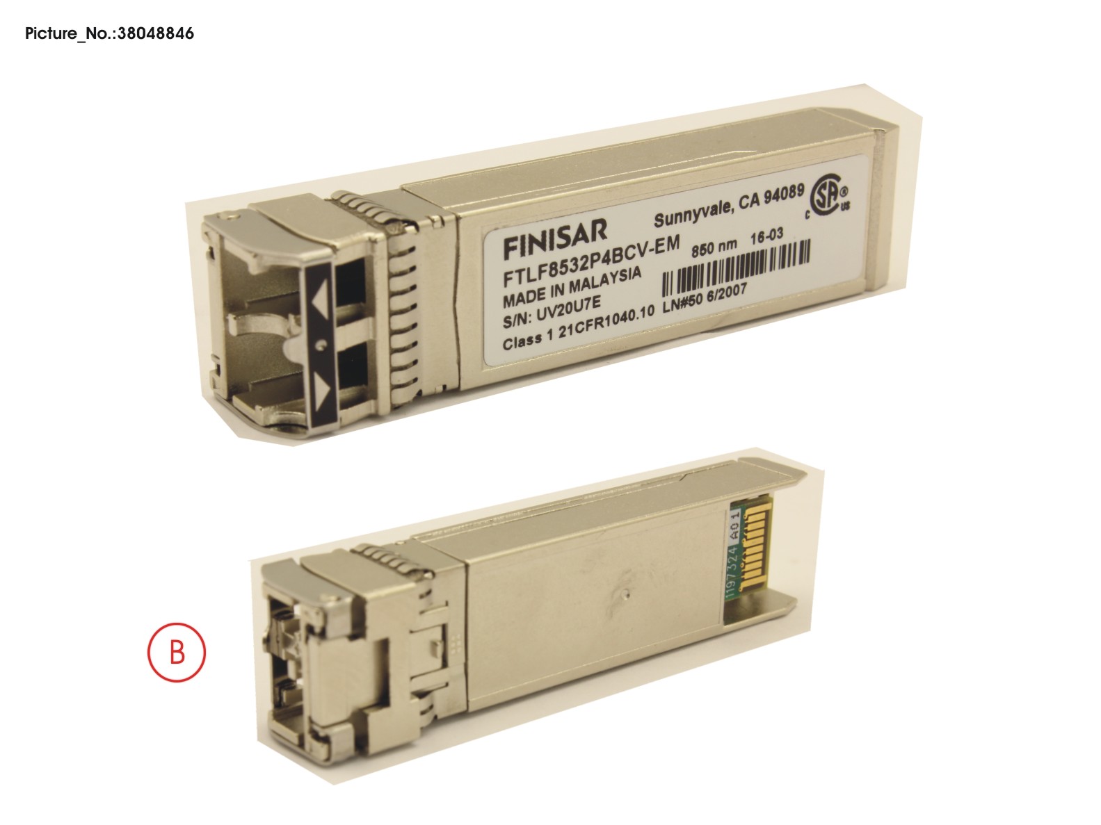 OPTICAL SFP+ 32GFC/EML:LP32-SW-OPT-1 OPTICAL SFP+ 32GFC/EML:LP32-SW-OPT-1