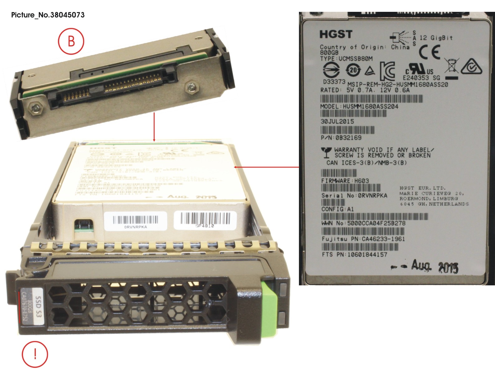 DX S3 MLC SSD  2.5  800GB SAS3