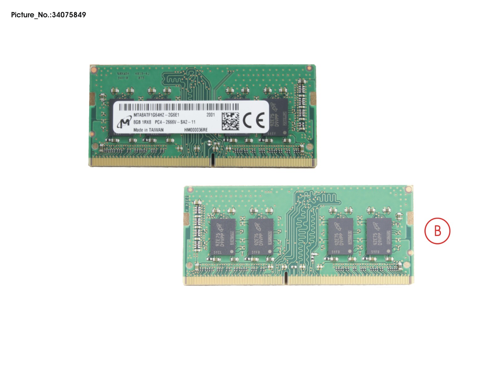 MEMORY 8GB DDR4-2400