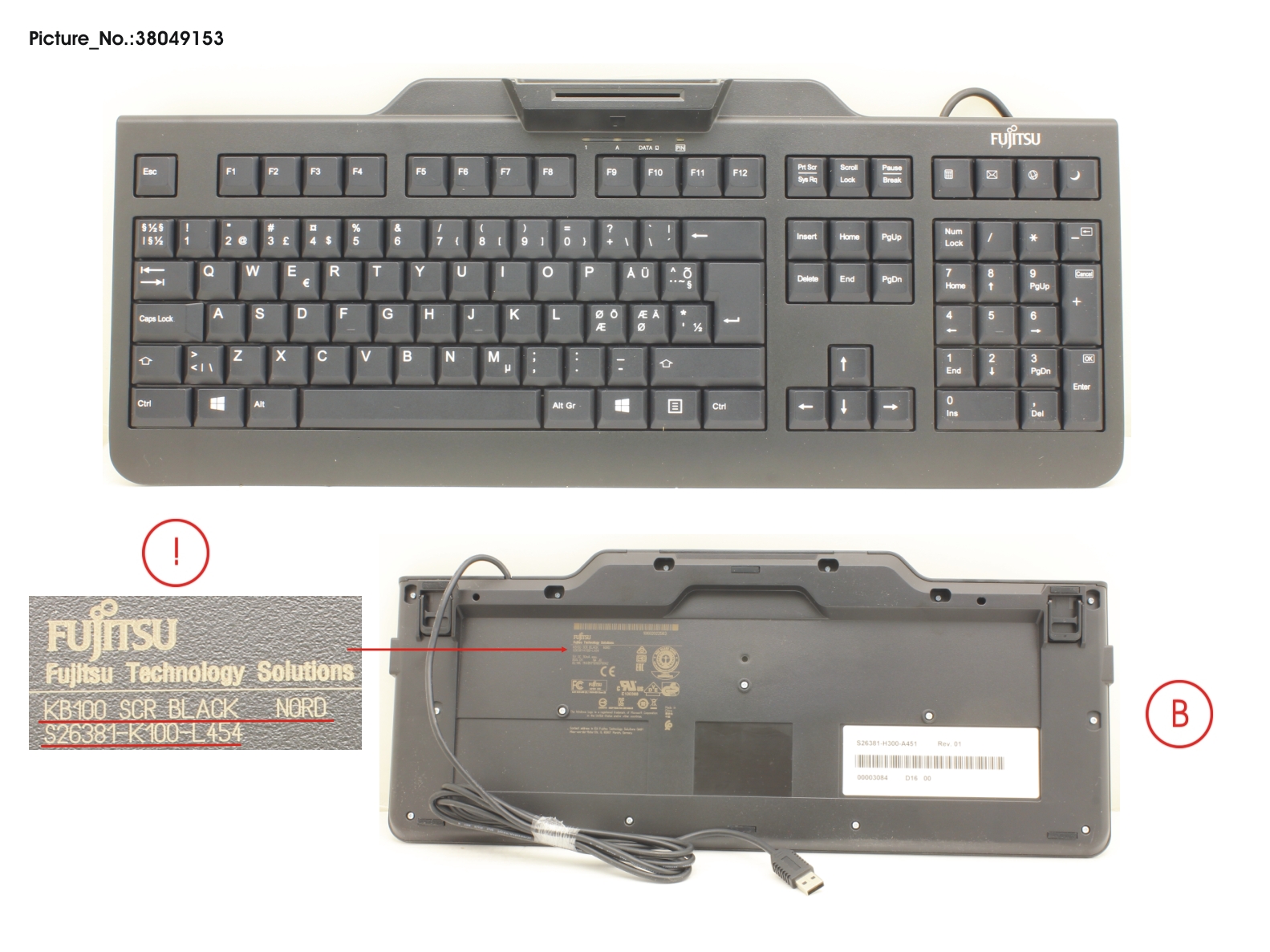 KB100 SCR BLACK NORD