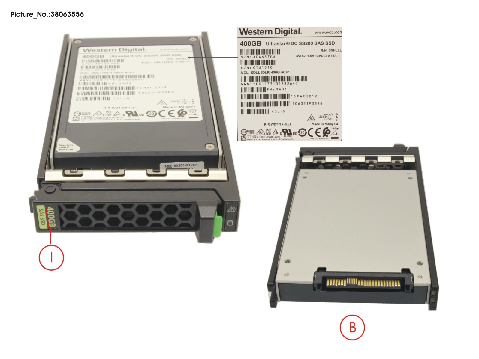 SSD SAS 12G 400GB MU 2.5 HOT PL EP