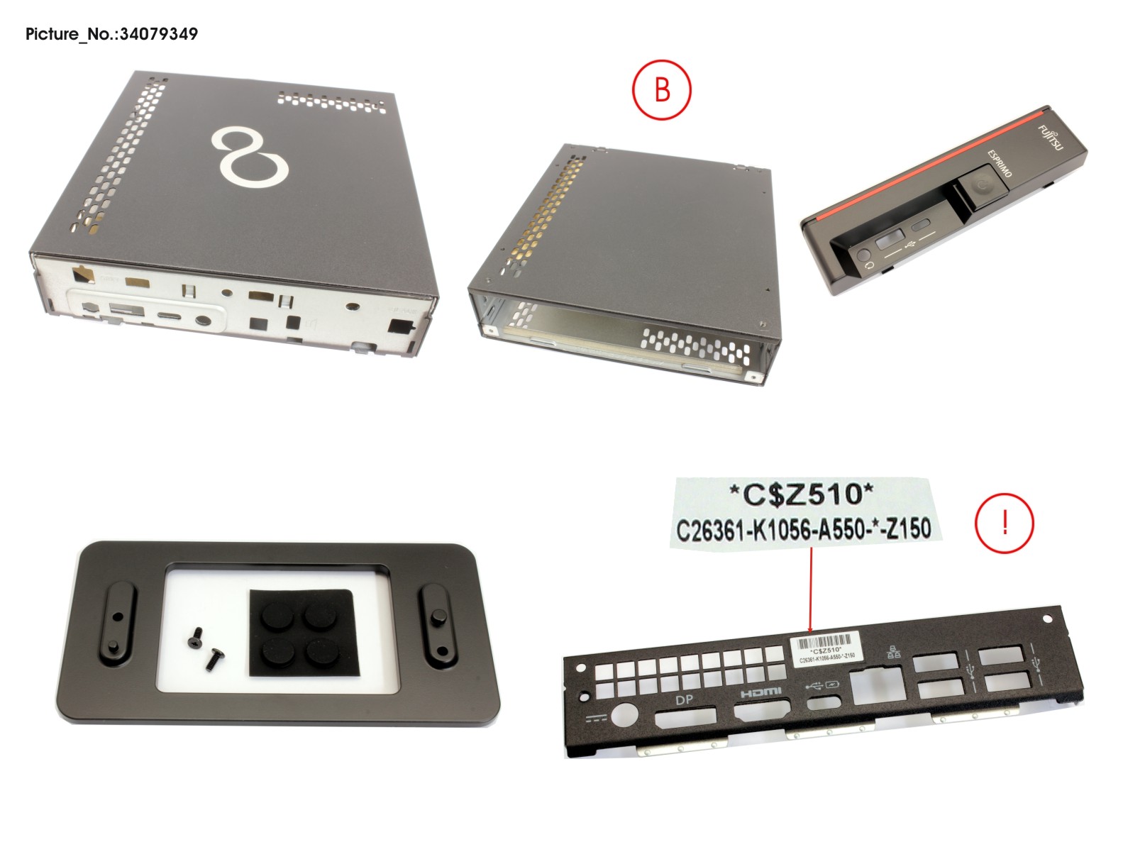 CHASSIS KIT ESPRIMO G5010/G5011 CHASSIS KIT ESPRIMO G5010/G5011