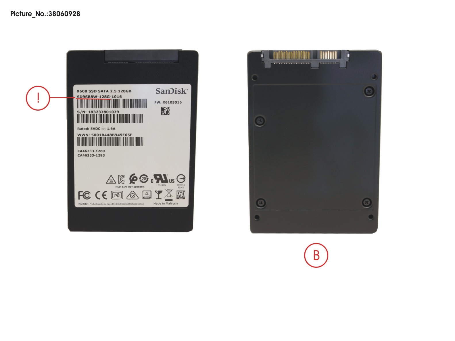 SSD S3 128GB 2.5 SATA (7MM)