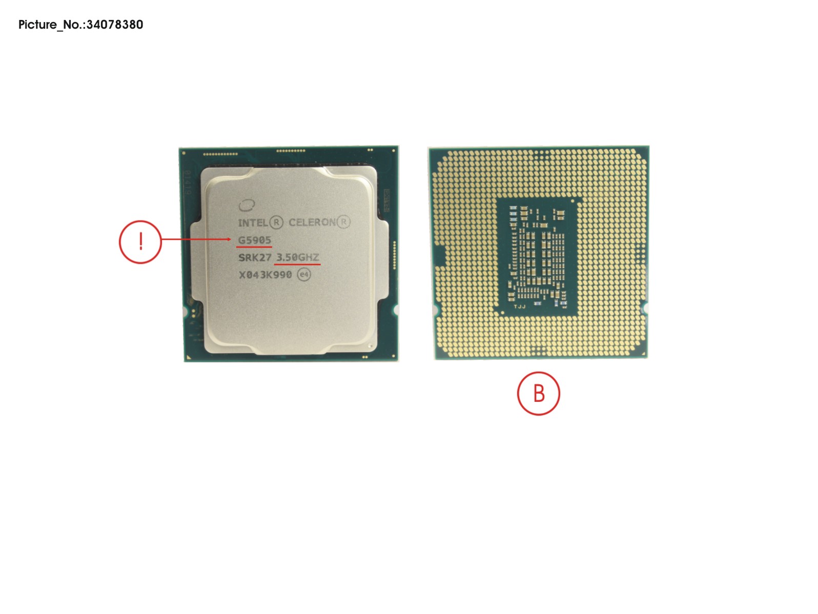 CPU INTEL CELERON G5905 3,5 GHZ 58W