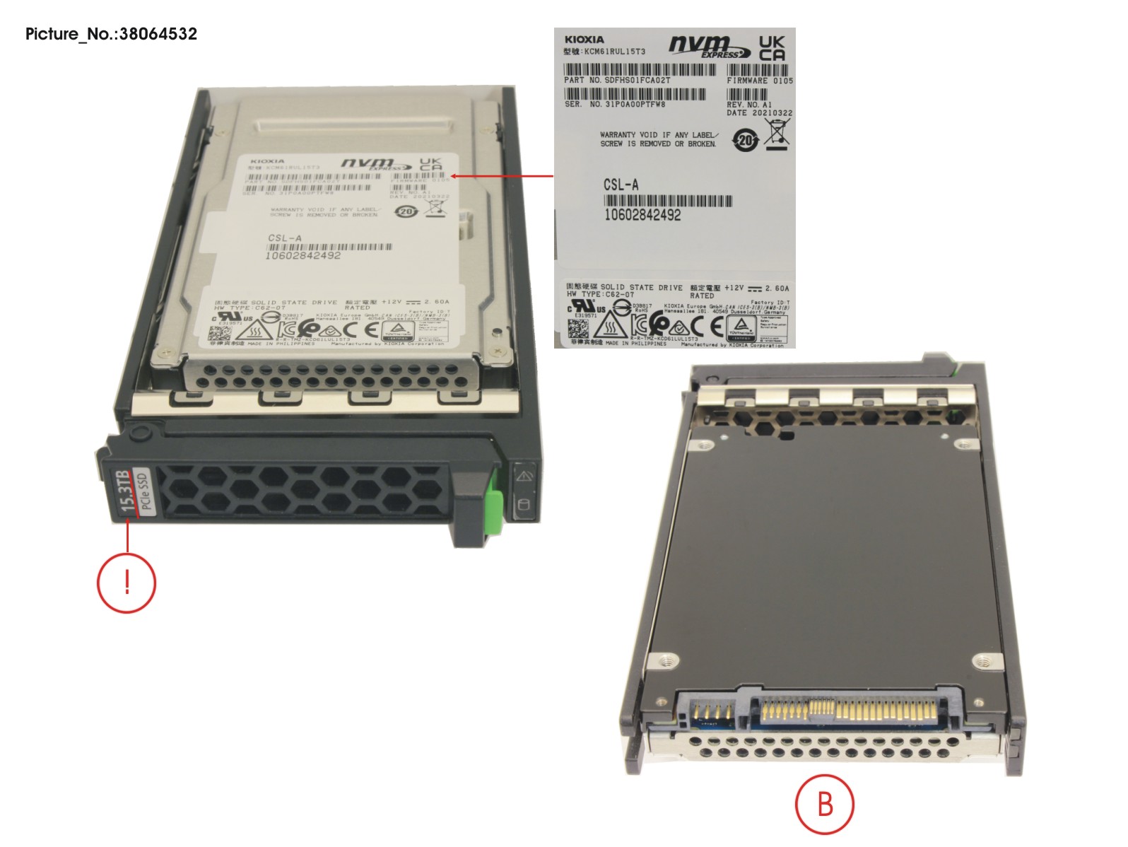 SSD PCIE4 SFF RI 15.3TB