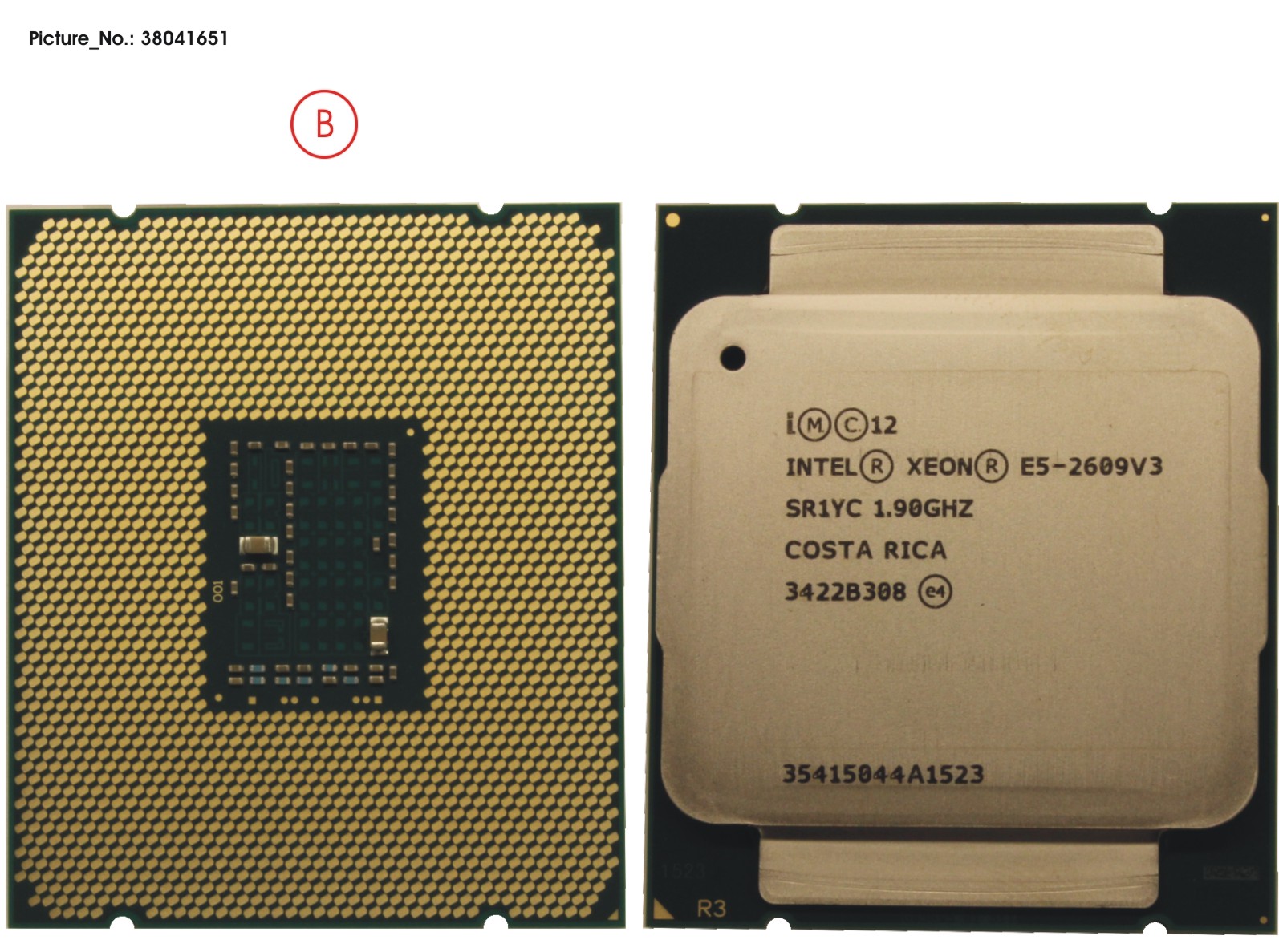 CPU XEON E5-2609 V3 1,9GHZ 85W